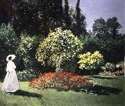 Claude Monet Jeanne-Marguerite Lecadre in the Garden France oil painting artist